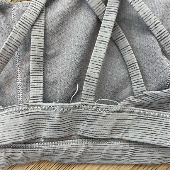 GREY LULULEMON BRA | SIZE 6 - Picture 4 of 4